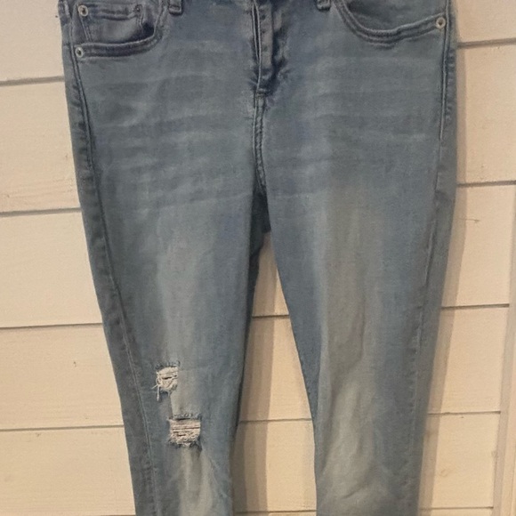 Lucky  Low Rise Lolita Skinny
Blue Skinny Jeans Distressed Style 8/29 - Picture 7 of 16